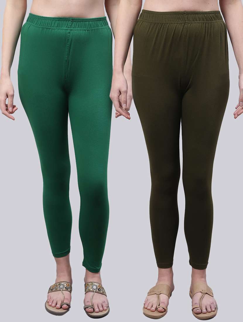 pack of 2 solid leggings