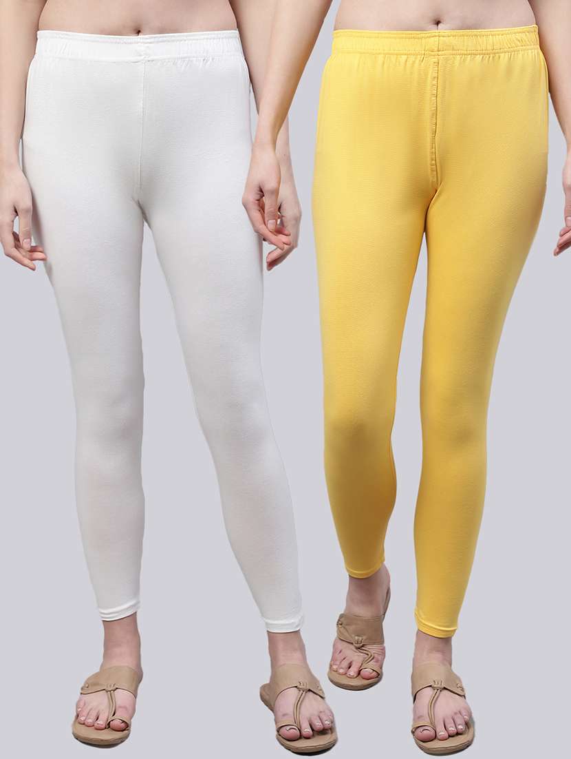 pack of 2 solid leggings - 20160376 - Zoom Image - 0