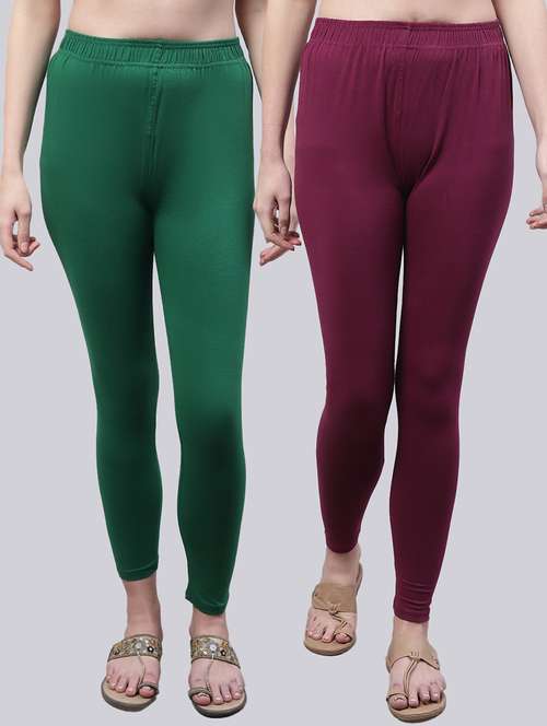 pack of 2 solid leggings - 20160382 -  Standard Image - 0