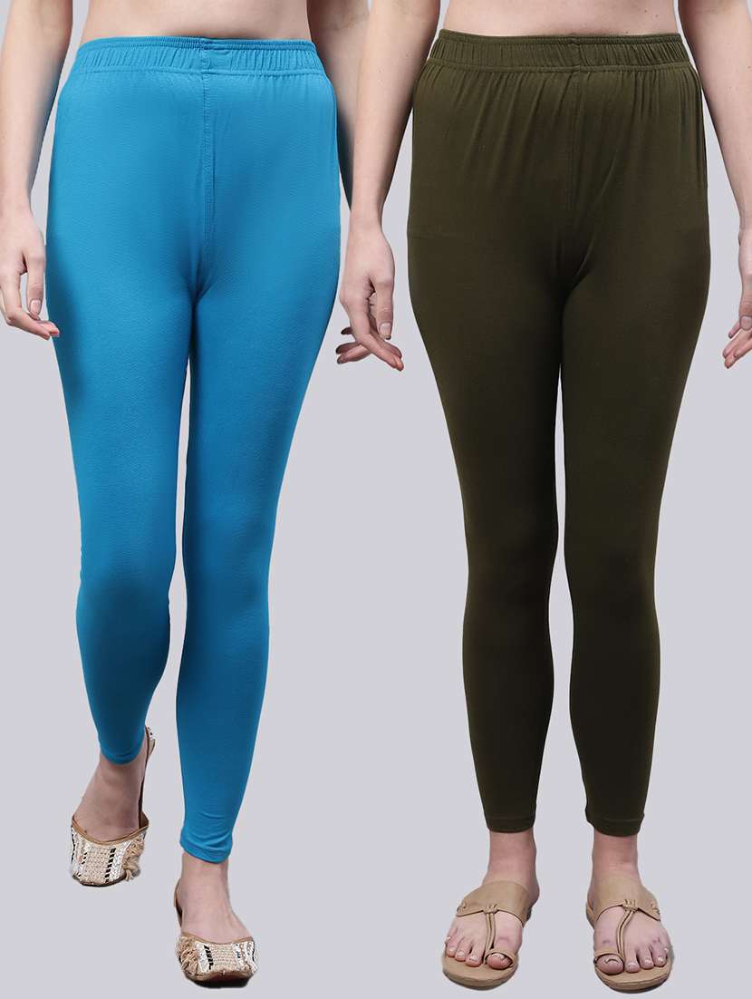 pack of 2 solid leggings