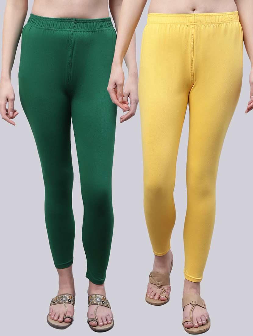 pack of 2 solid leggings