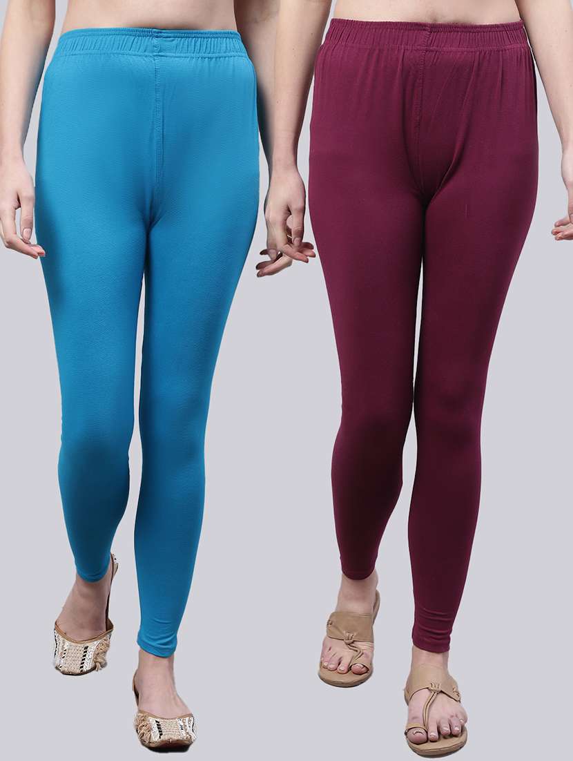 pack of 2 solid leggings