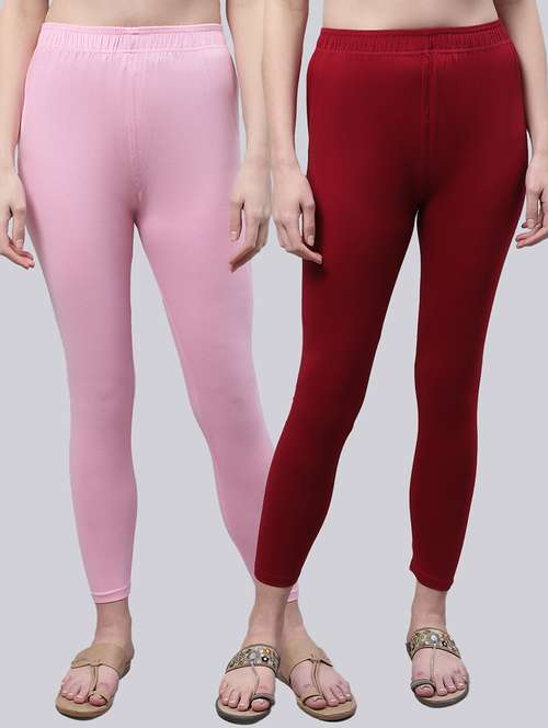 pack of 2 solid leggings - 20160396 -  Standard Image - 0