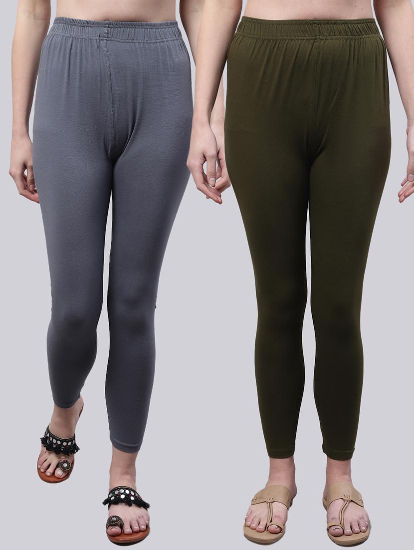 pack of 2 solid leggings - 20160403 -  Zoom Image - 0