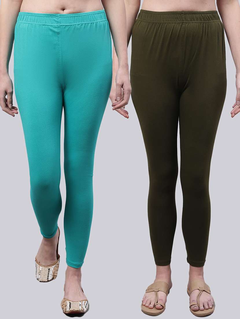 pack of 2 solid leggings