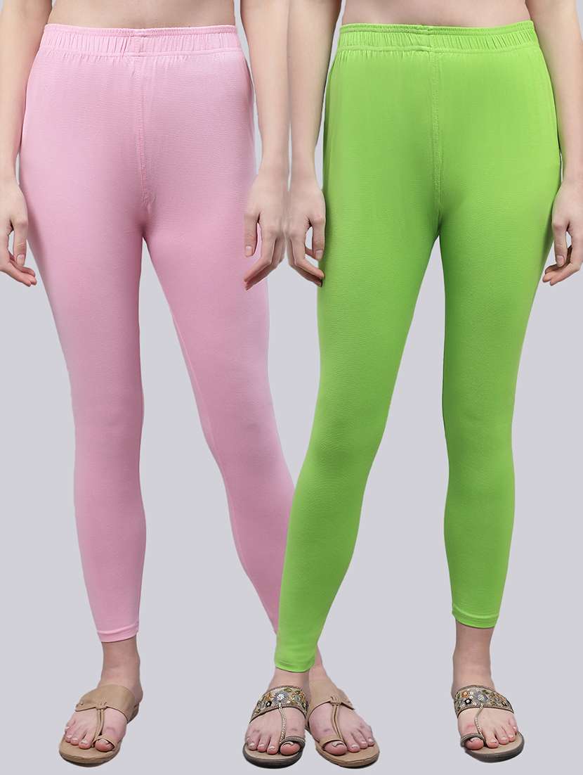 pack of 2 solid leggings