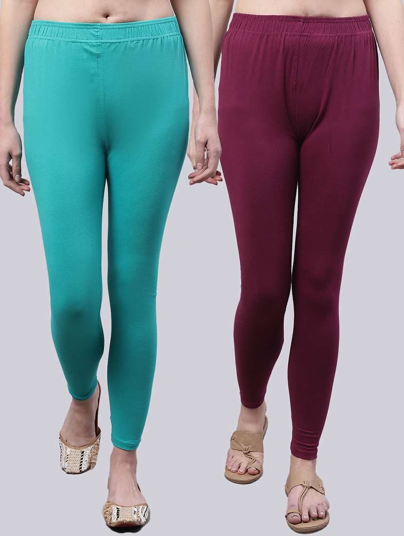 pack of 2 solid leggings