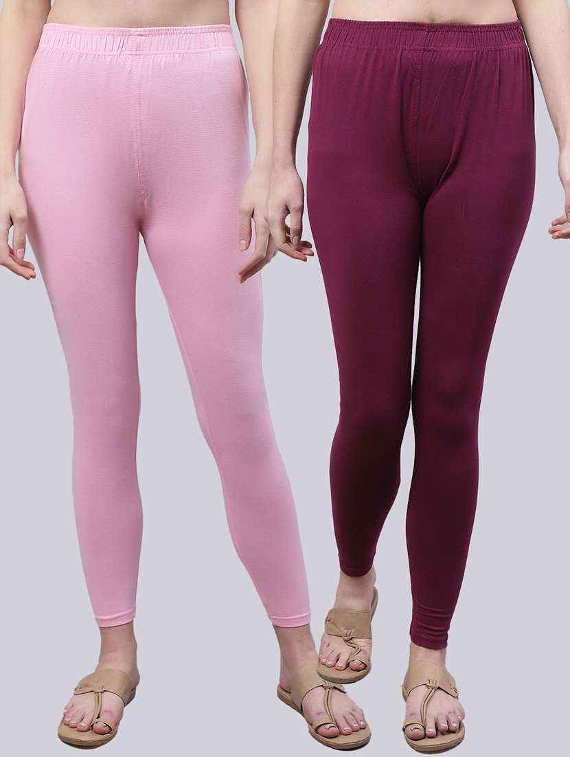 pack of 2 solid leggings