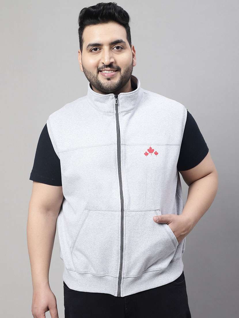 stand neck solid casual jacket 