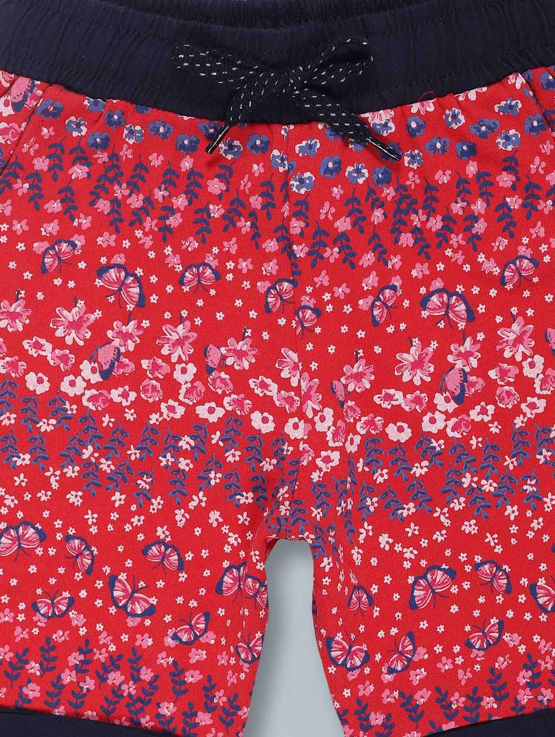 red printed shorts  - 20161608 -  Standard Image - 3