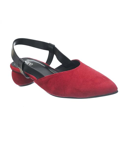 women red back strap sandal - 20162270 - Standard Image - 0