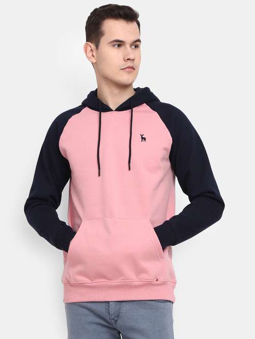 mens color block sweatshirt - 20163862 -  Standard Image - 0