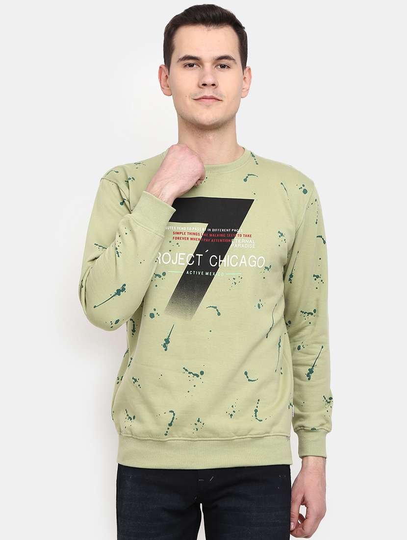 mens all over print sweatshirt - 20163876 -  Zoom Image - 0