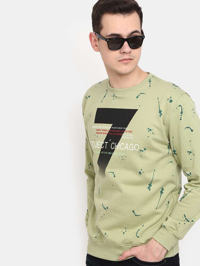 mens all over print sweatshirt - 20163876 -  Standard Image - 3