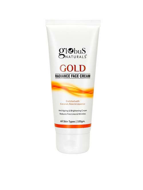 globus naturals gold radiance face cream,100 gms