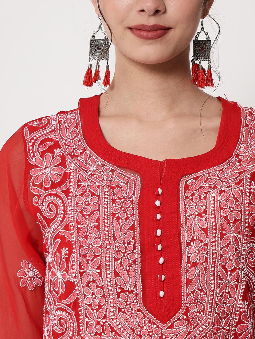 women's straight kurta - 20165205 - Standard Image - 5