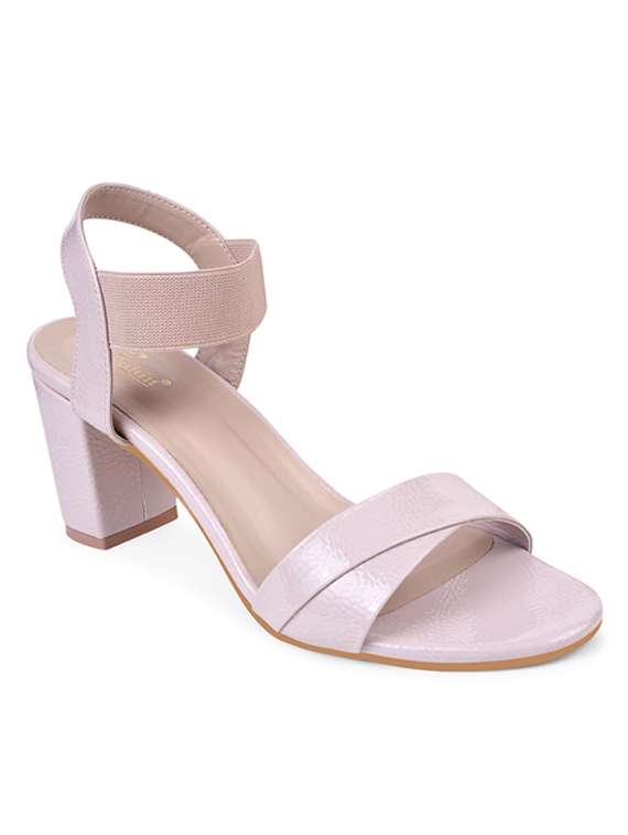 peach ankle strap sandal - 20165236 -  Zoom Image - 0