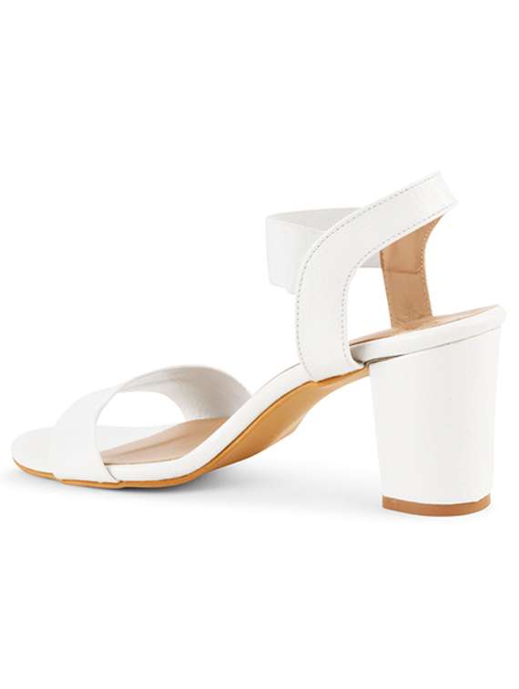 white ankle strap sandals - 20165237 -  Standard Image - 3