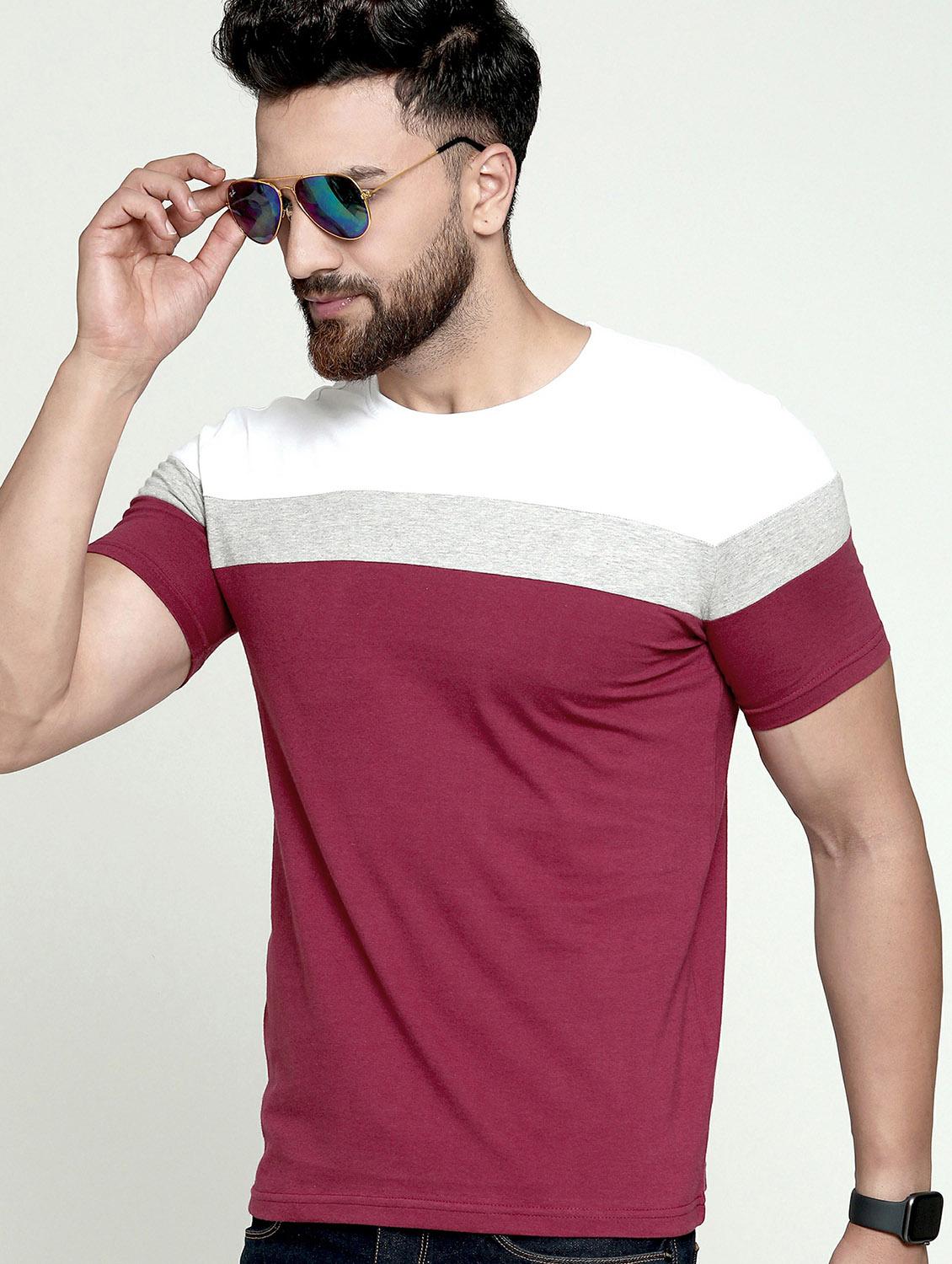 pack of 2 color block regular t-shirt - 20165257 - Standard Image - 3