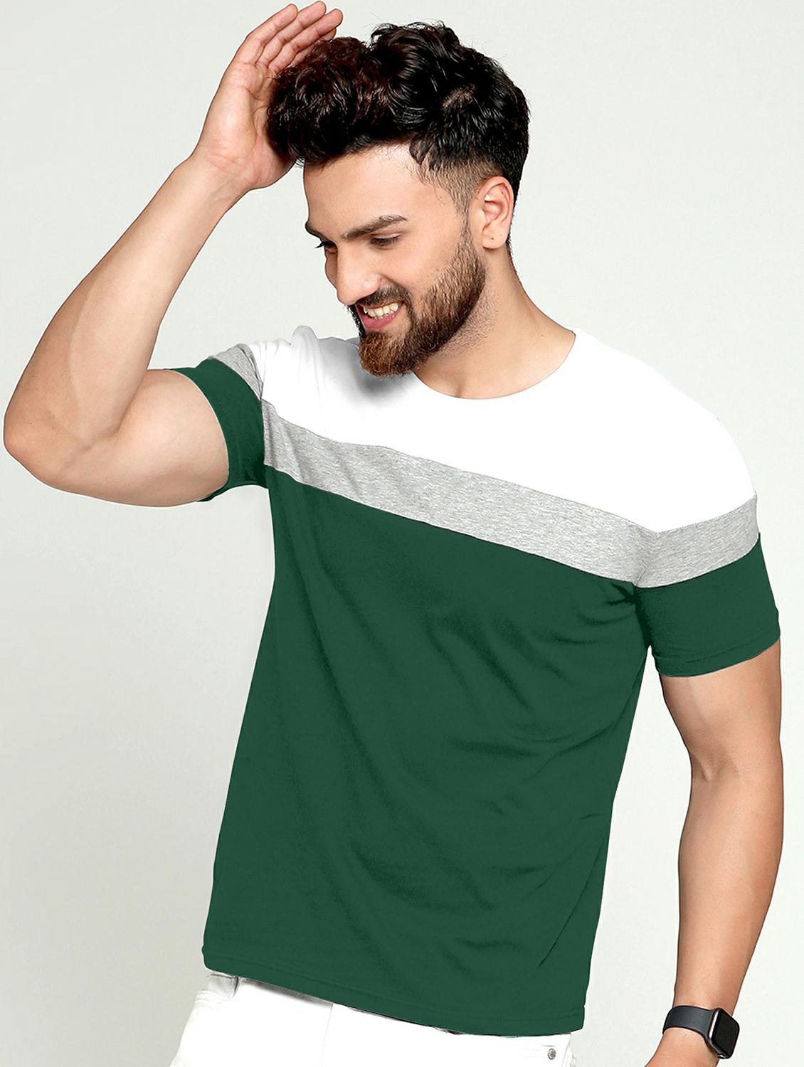 pack of 2 color block regular t-shirt - 20165302 - Standard Image - 3