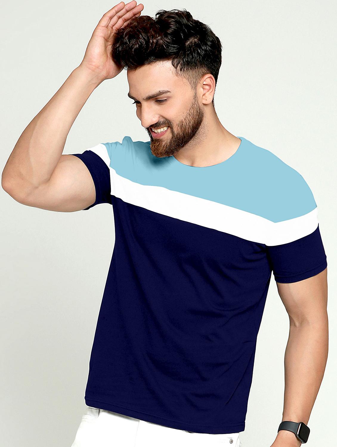 pack of 2 color block regular t-shirt - 20165314 - Standard Image - 3