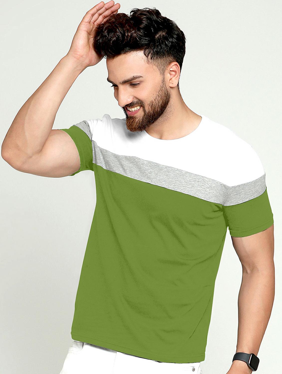 pack of 2 color block regular t-shirts - 20165343 - Standard Image - 3