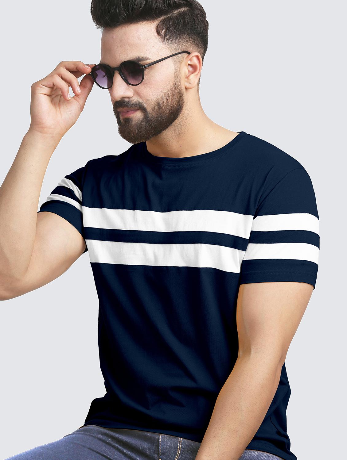 pack of 2 color block regular t-shirts - 20165376 - Standard Image - 3