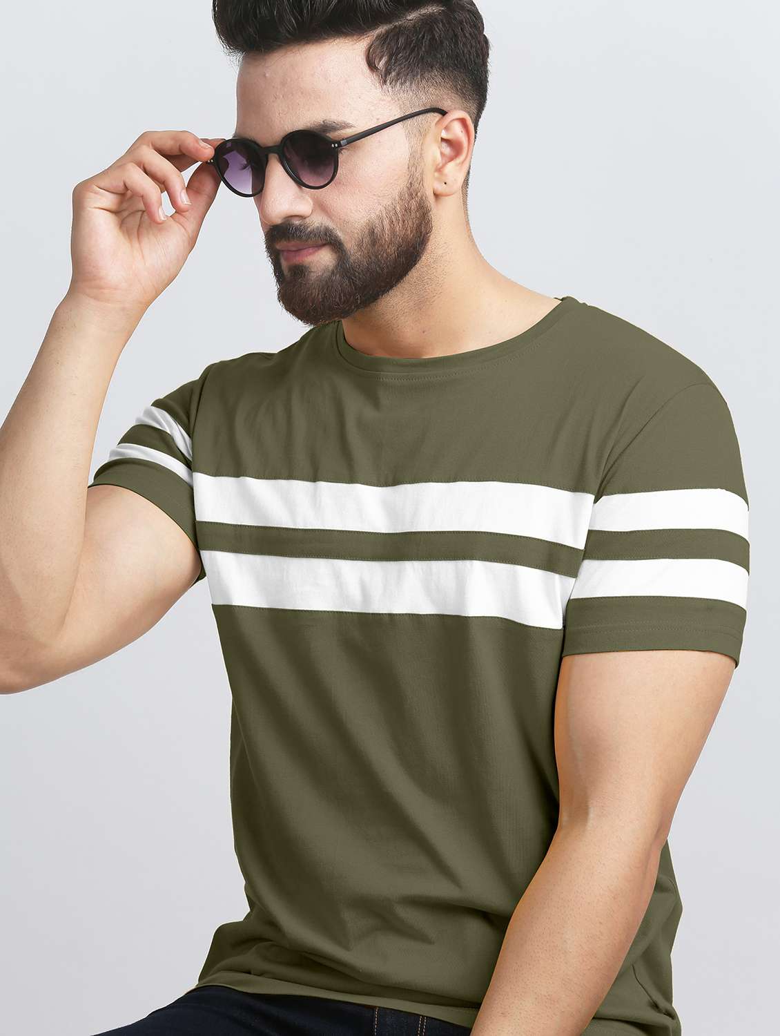 pack of 2 color block regular t-shirts - 20165378 -  Standard Image - 3