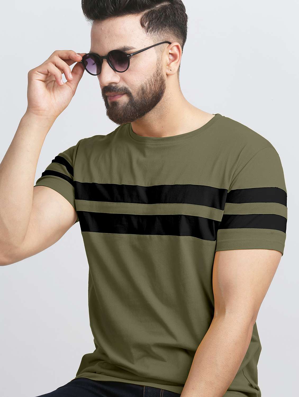 pack of 2 color block regular t-shirts - 20165380 -  Standard Image - 3