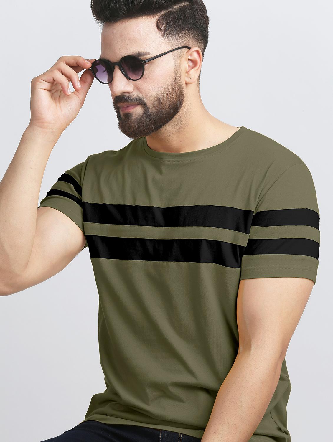 pack of 2 color block regular t-shirts - 20165441 - Standard Image - 3