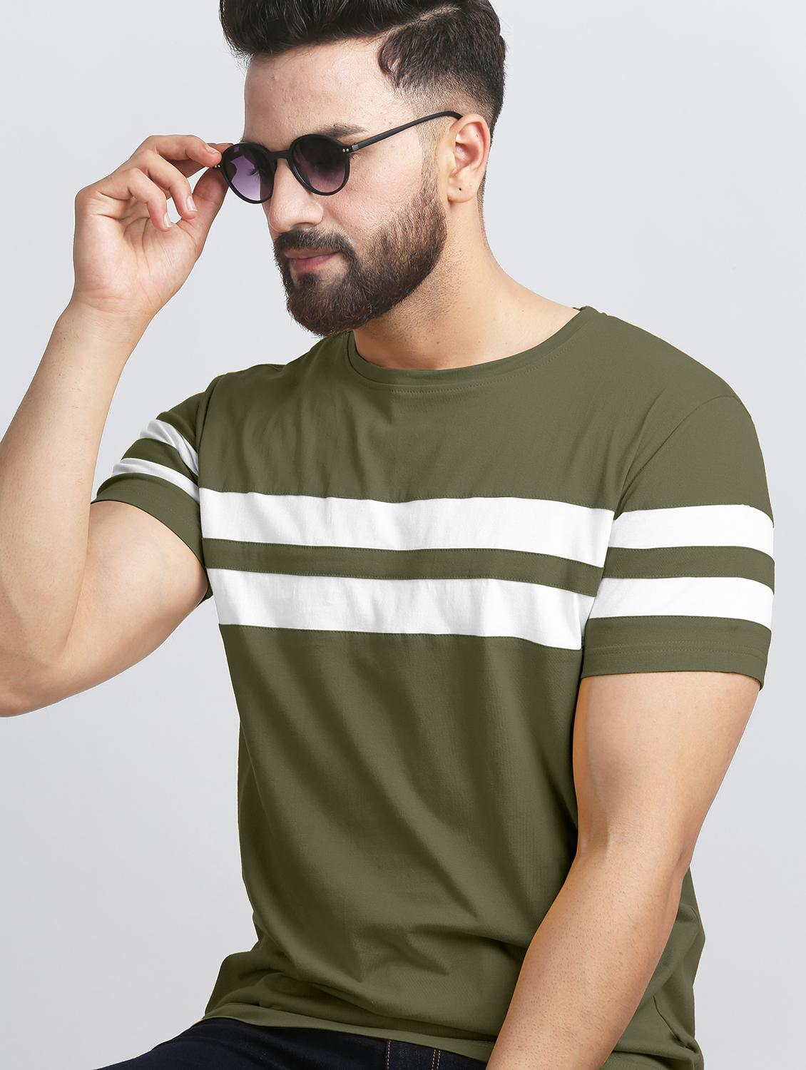 pack of 2 color block regular t-shirts - 20165443 - Standard Image - 3