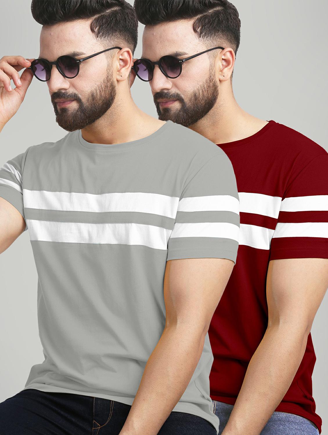 pack of 2 round neck t-shirt - 20165468 - Zoom Image - 0
