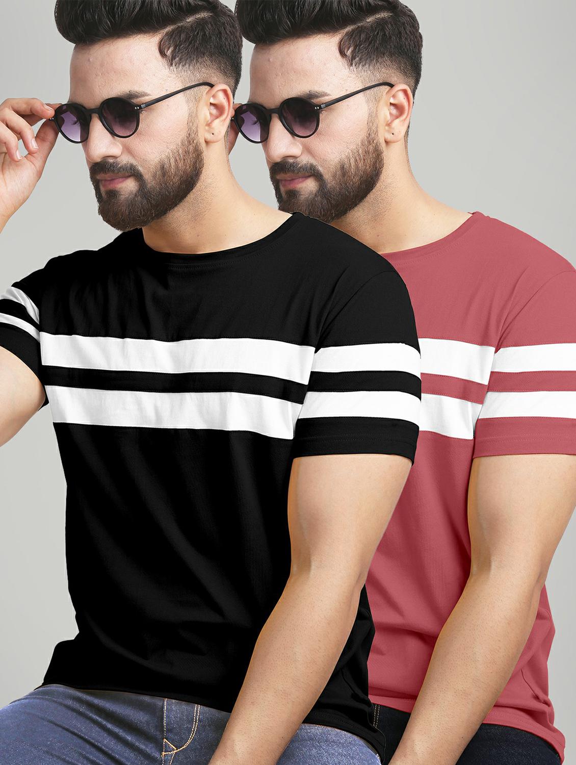 pack of 2 round neck t-shirt - 20165480 - Zoom Image - 0
