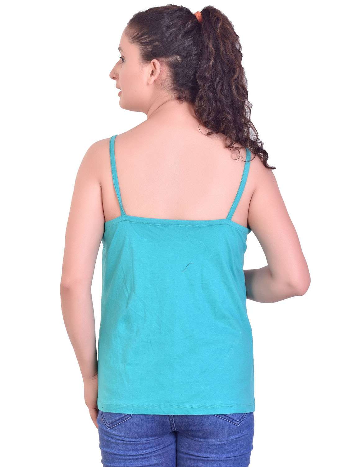 blue solid tank top - 20166098 - Standard Image - 3