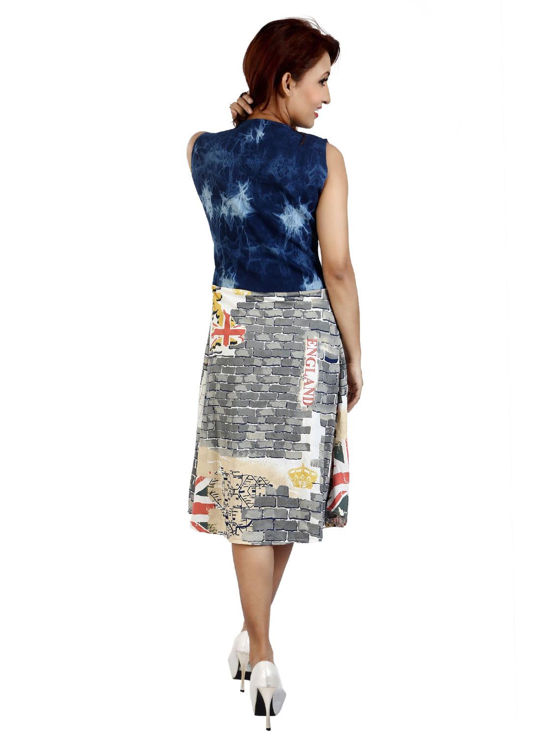 women's fit & flare dress - 20166391 - Standard Image - 3