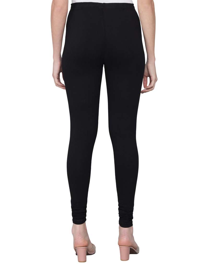 soft colors women's skinny fit ethnic wear churidar leggings - 20166649 - Standard Image - 3