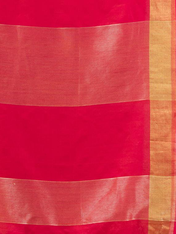 pink cotton saree with blouse - 20167083 - Standard Image - 5