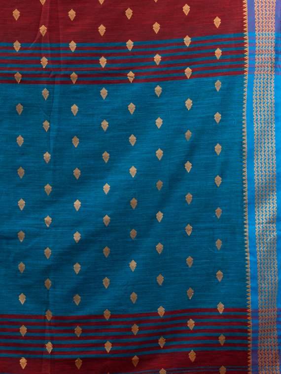 women's self design maroon colored saree with blouse - 20167146 -  Standard Image - 5