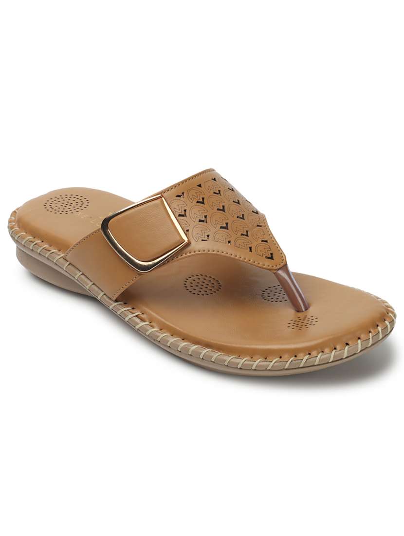 beige toe separator slip on sandal - 20167252 -  Standard Image - 3