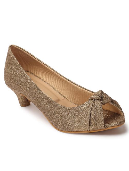 copper peep toe sandal - 20167268 -  Standard Image - 0
