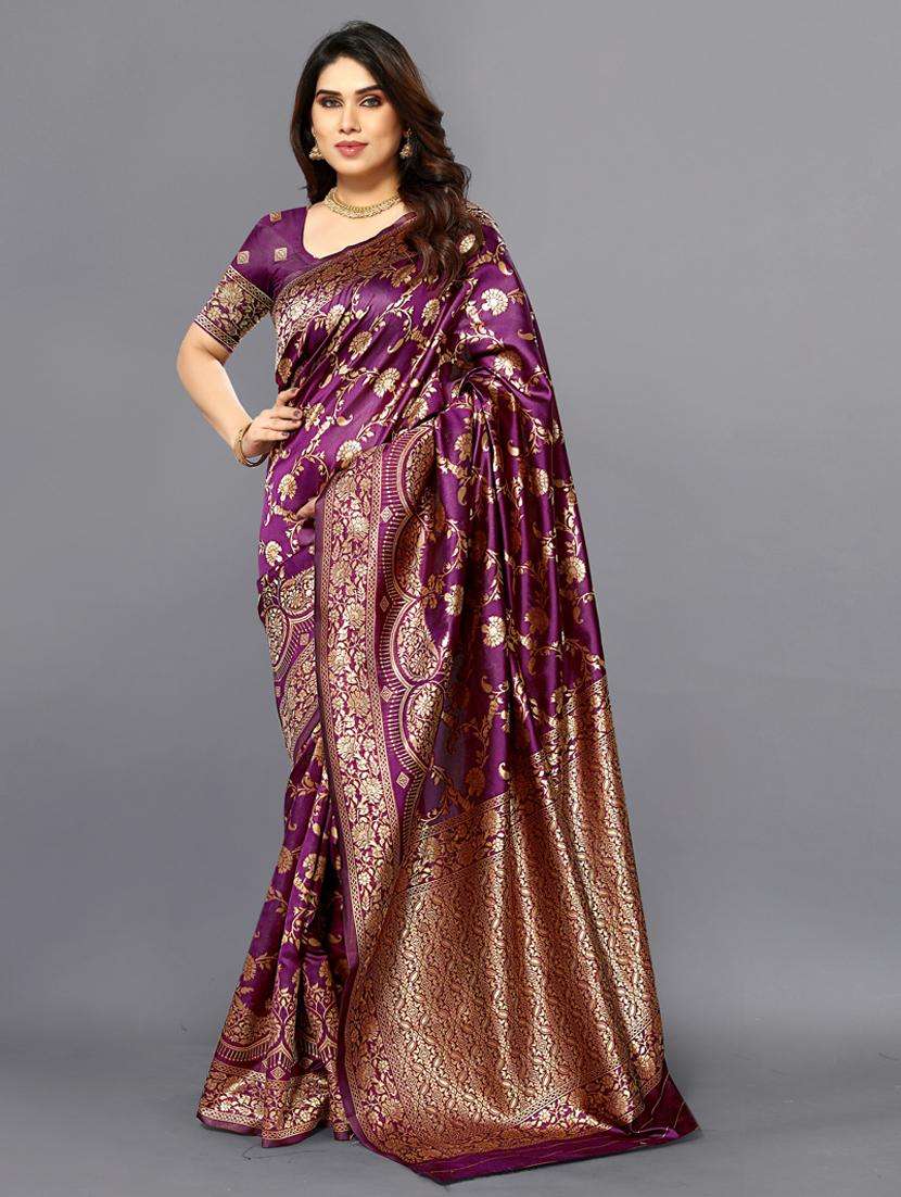 women's banarasi saree with blouse