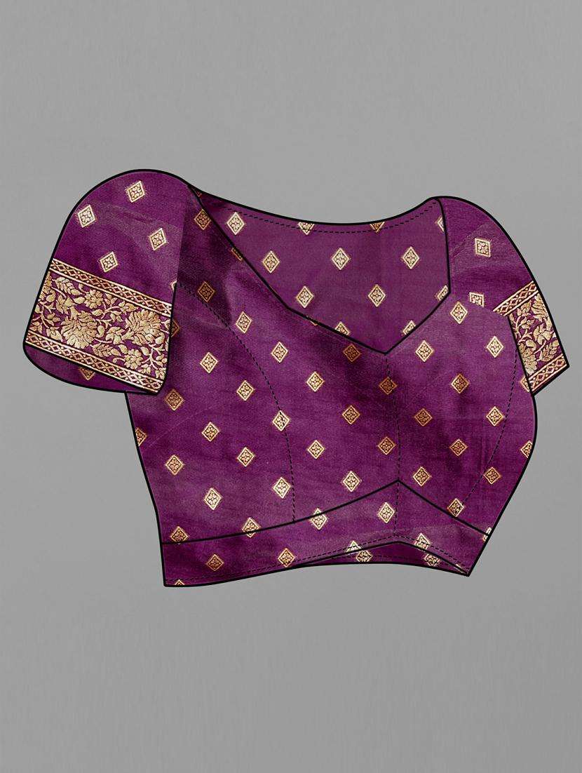 women's banarasi saree with blouse - 20168598 -  Standard Image - 3