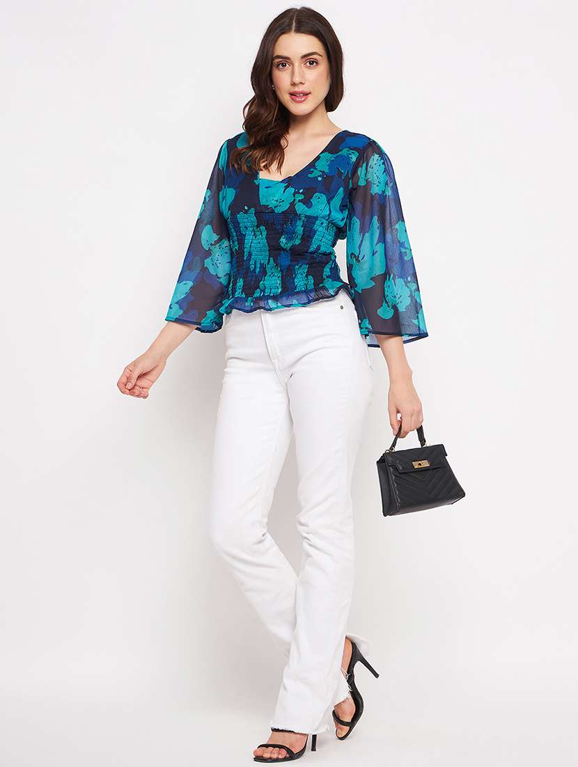 women's crop square neck top - 20168958 -  Standard Image - 3