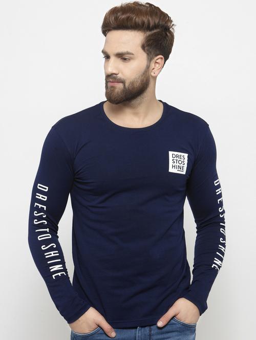 round neck printed regular t-shirt - 20169704 -  Standard Image - 0