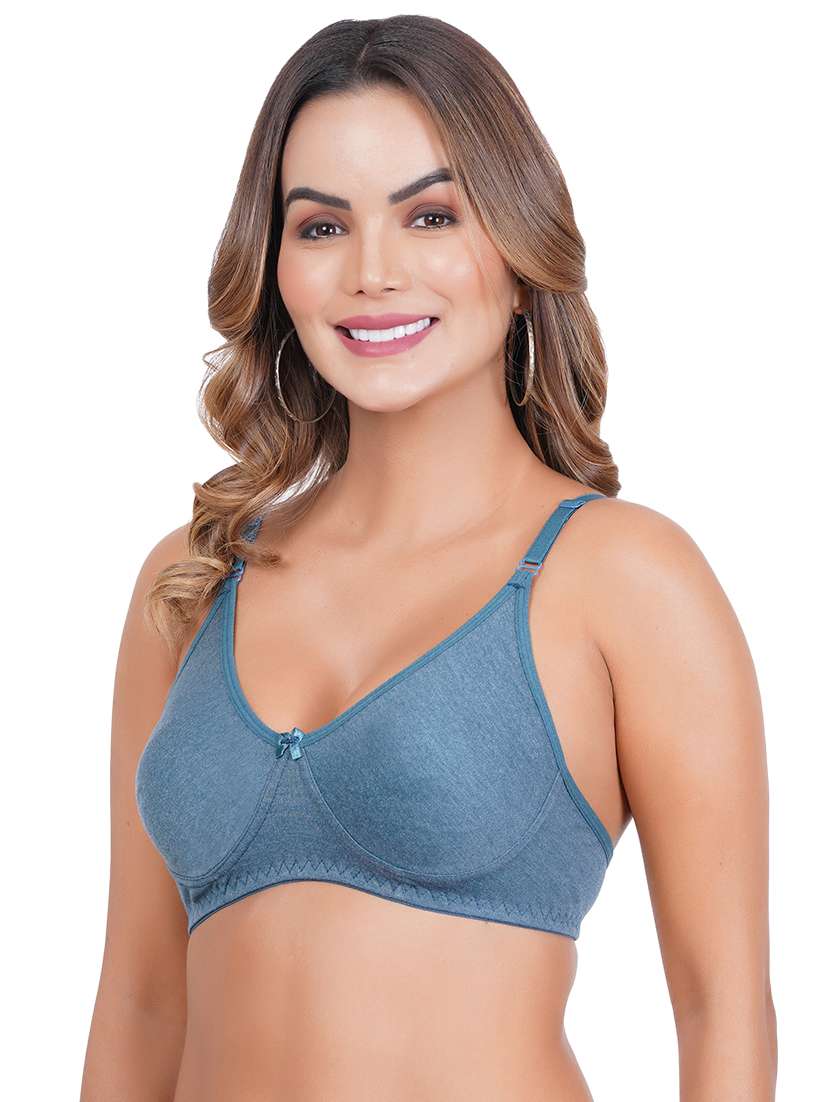 pack of 4 solid multi colored bra - 20170986 -  Standard Image - 3