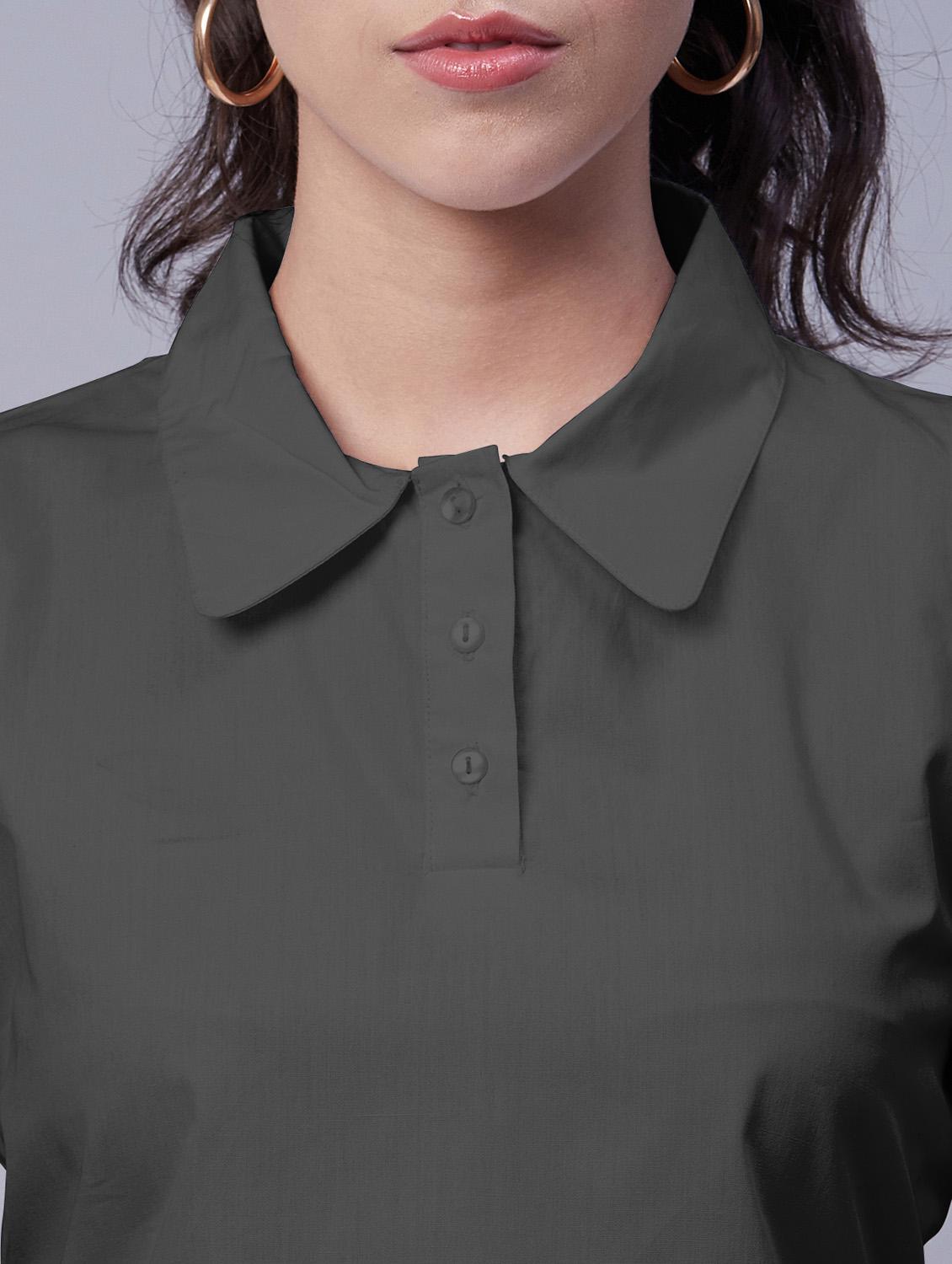 women's crop collared top - 20171126 - Standard Image - 5