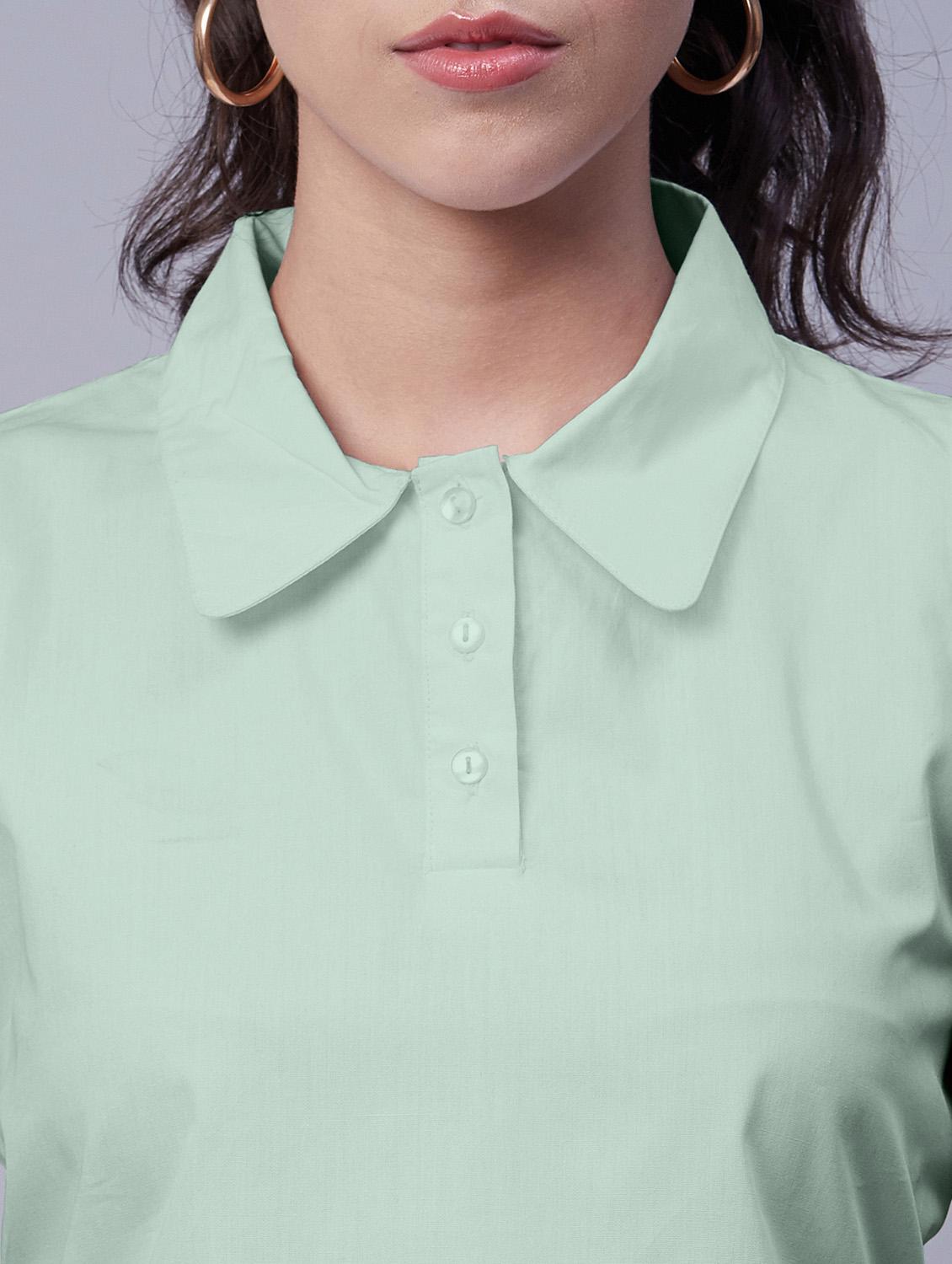 women's crop collared top - 20171127 - Standard Image - 5