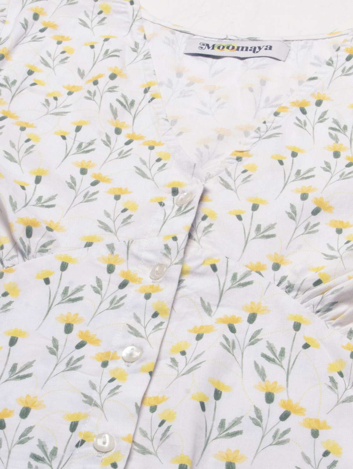 women's crop v neck top - 20171137 -  Standard Image - 5