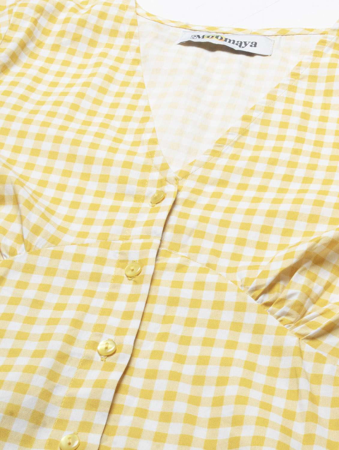 women's blouson v neck top - 20171140 -  Standard Image - 5