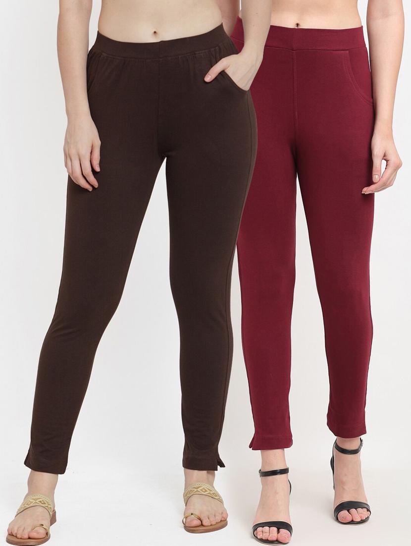 pack of 2 solid leggings